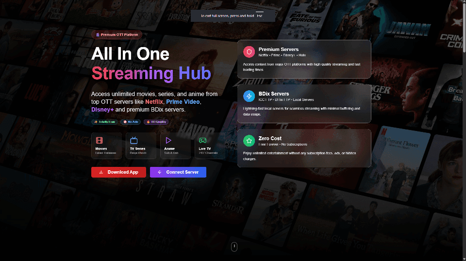 Movie Landing Page
